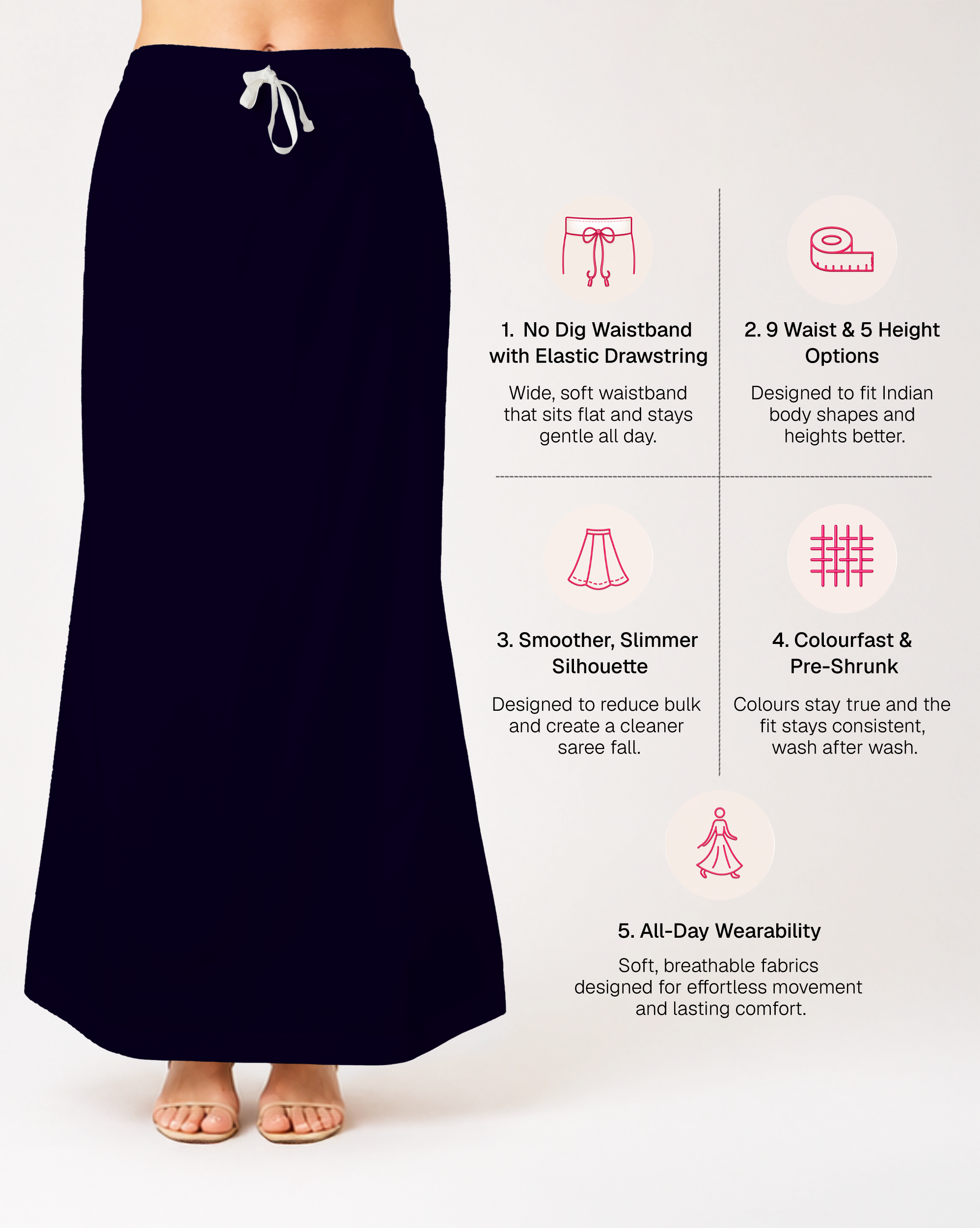 Easy Light Busy Lizzie Petticoat