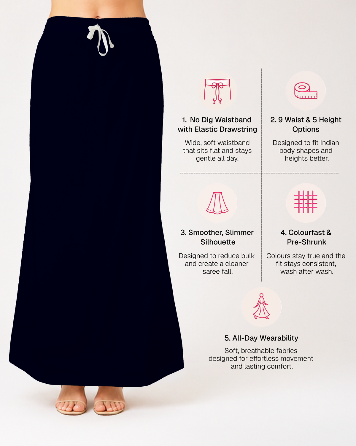Easy Light Busy Lizzie Petticoat