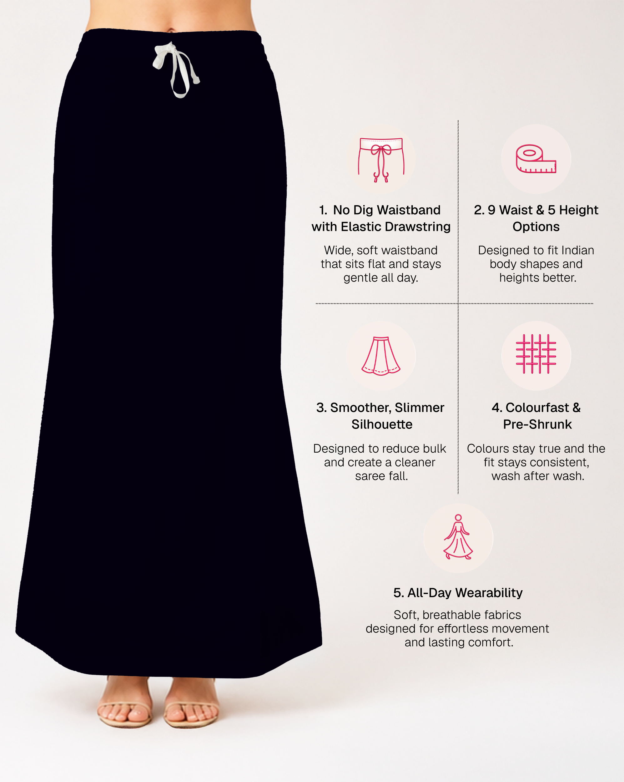 Easy Light Busy Lizzie Petticoat