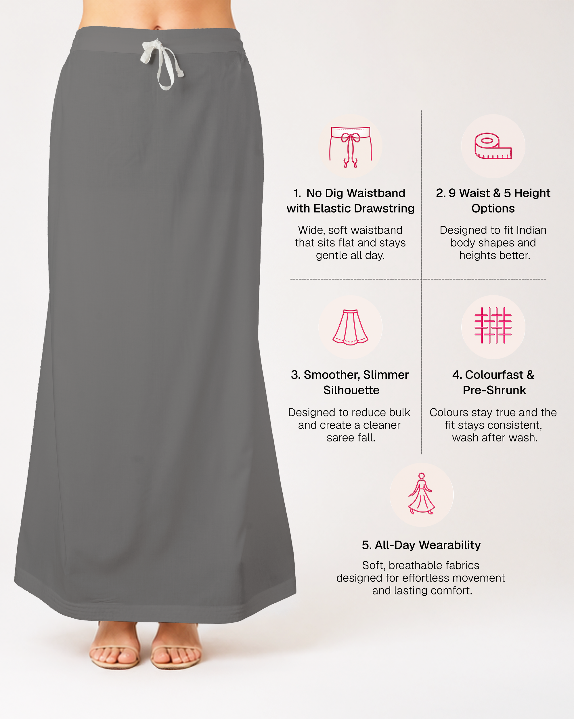 Easy Light Busy Lizzie Petticoat