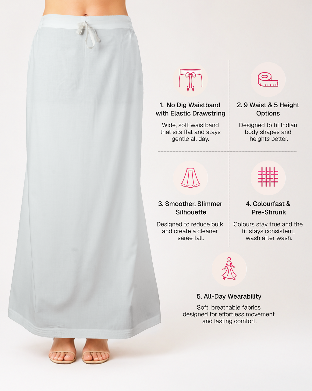 Easy Light Busy Lizzie Petticoat