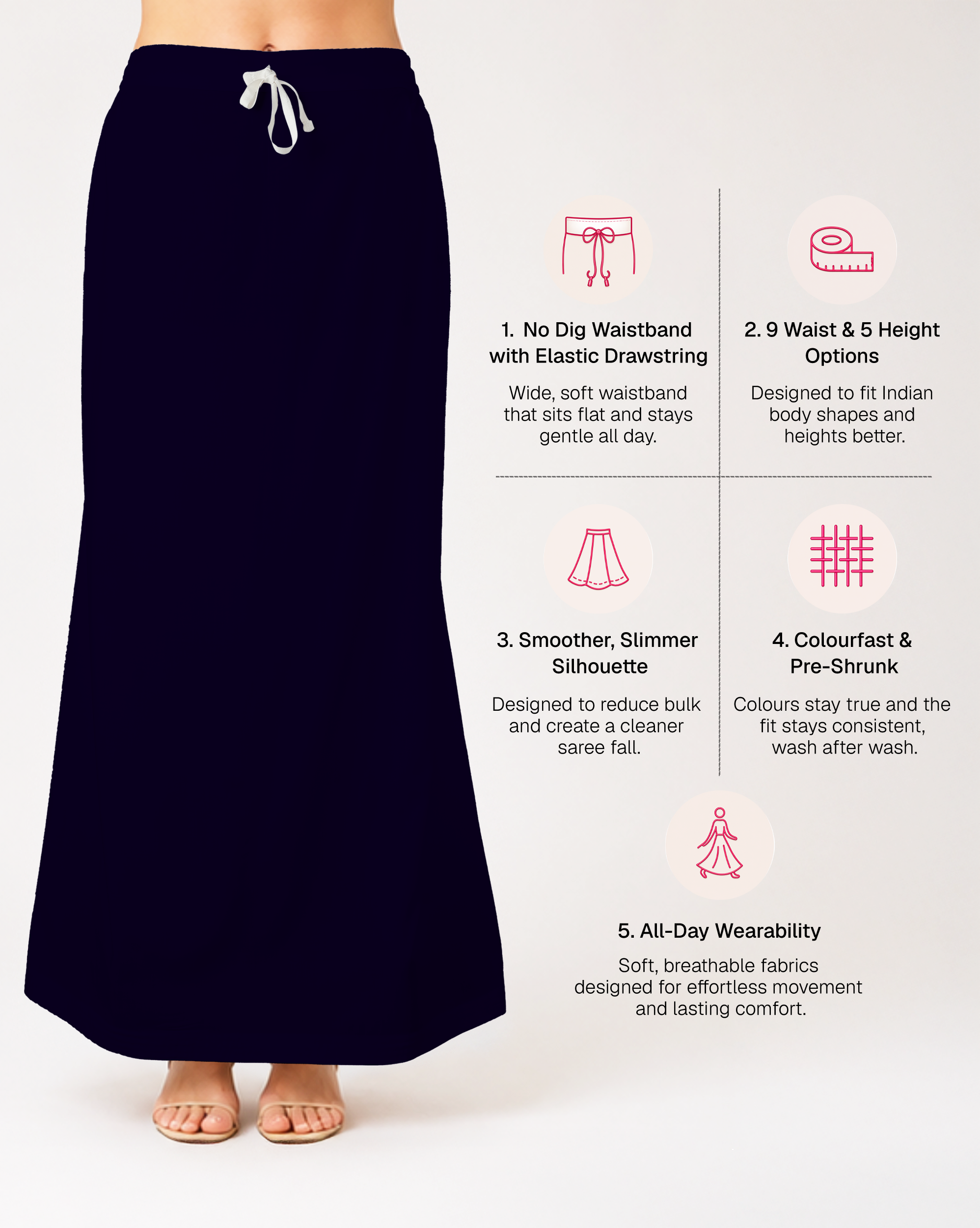 Easy Light Busy Lizzie Petticoat