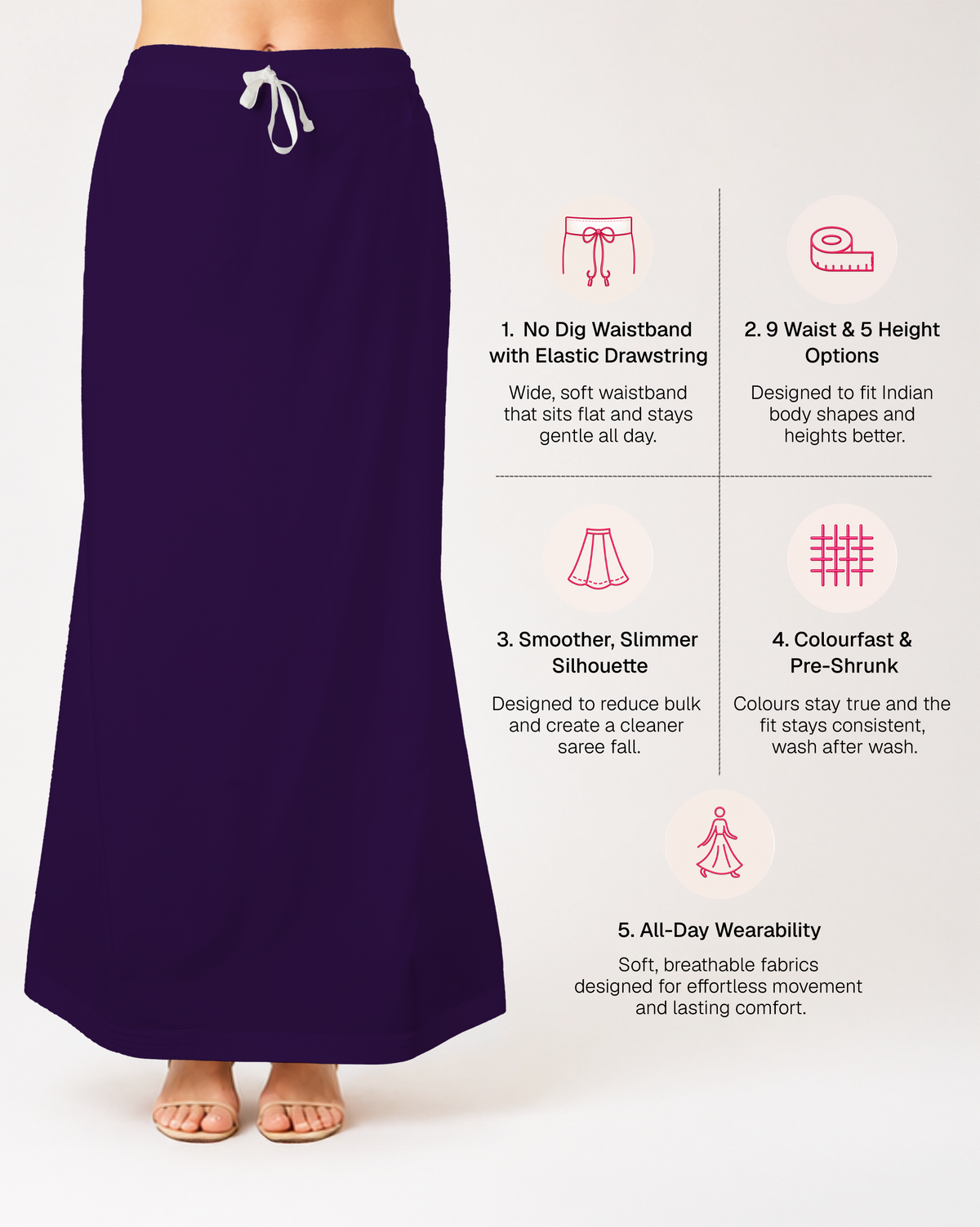 Easy Light Busy Lizzie Petticoat