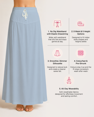 Fine Pure Cotton Satin Petticoat