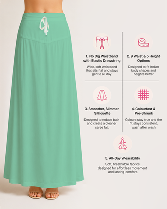 Fine Pure Cotton Satin Petticoat