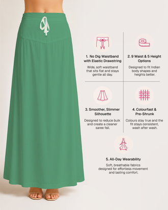 Fine Pure Cotton Satin Petticoat