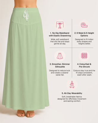 Fine Pure Cotton Satin Petticoat