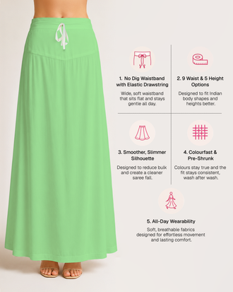 Fine Pure Cotton Satin Petticoat