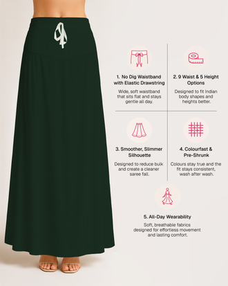 Fine Pure Cotton Satin Petticoat