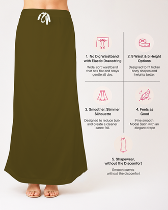 Smooth Modal Satin Petticoat