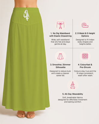 Fine Pure Cotton Satin Petticoat