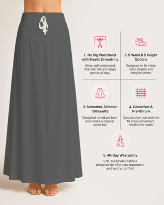 Fine Pure Cotton Satin Petticoat