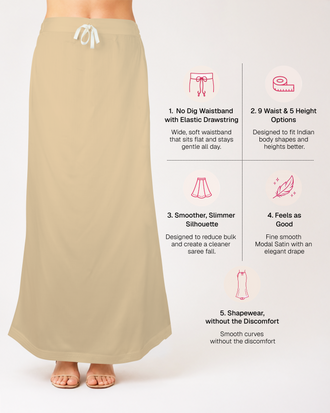 Smooth Modal Satin Petticoat
