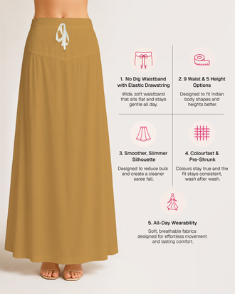Fine Pure Cotton Satin Petticoat