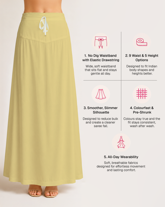 Fine Pure Cotton Satin Petticoat