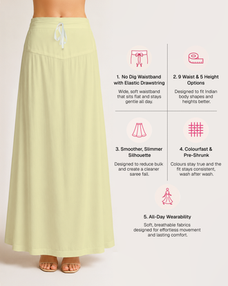 Fine Pure Cotton Satin Petticoat