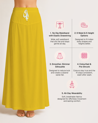 Fine Pure Cotton Satin Petticoat