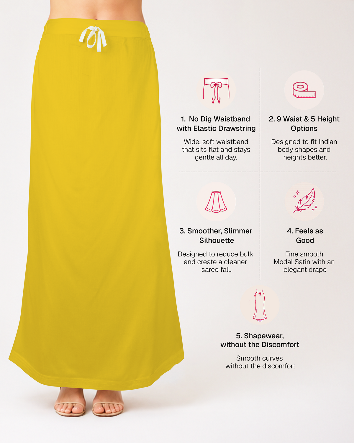 Smooth Modal Satin Petticoat