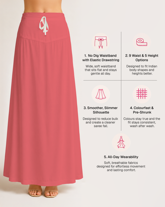 Fine Pure Cotton Satin Petticoat