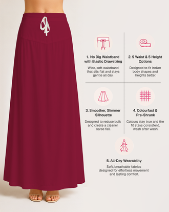 Fine Pure Cotton Satin Petticoat
