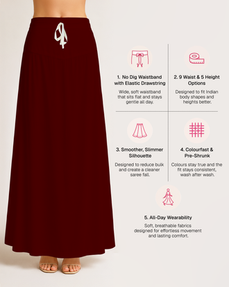 Fine Pure Cotton Satin Petticoat
