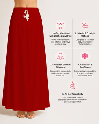 Fine Pure Cotton Satin Petticoat