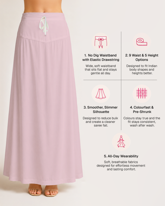 Fine Pure Cotton Satin Petticoat