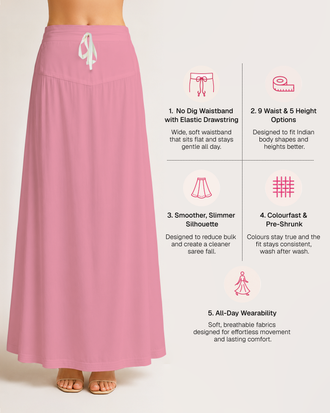 Fine Pure Cotton Satin Petticoat