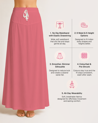 Fine Pure Cotton Satin Petticoat