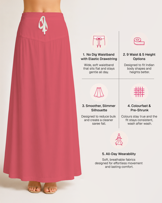 Fine Pure Cotton Satin Petticoat