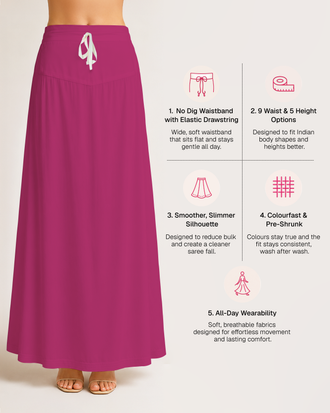 Fine Pure Cotton Satin Petticoat