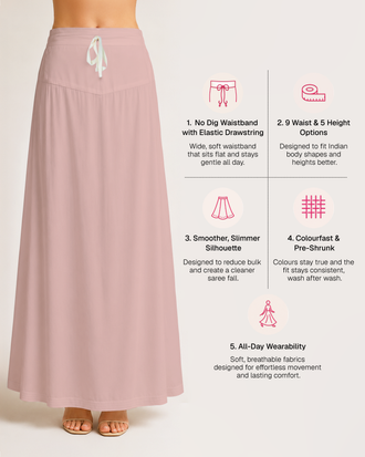 Fine Pure Cotton Satin Petticoat