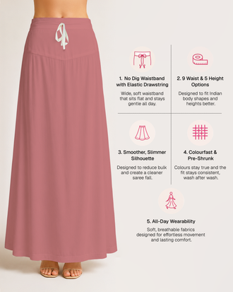 Fine Pure Cotton Satin Petticoat