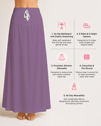 Fine Pure Cotton Satin Petticoat