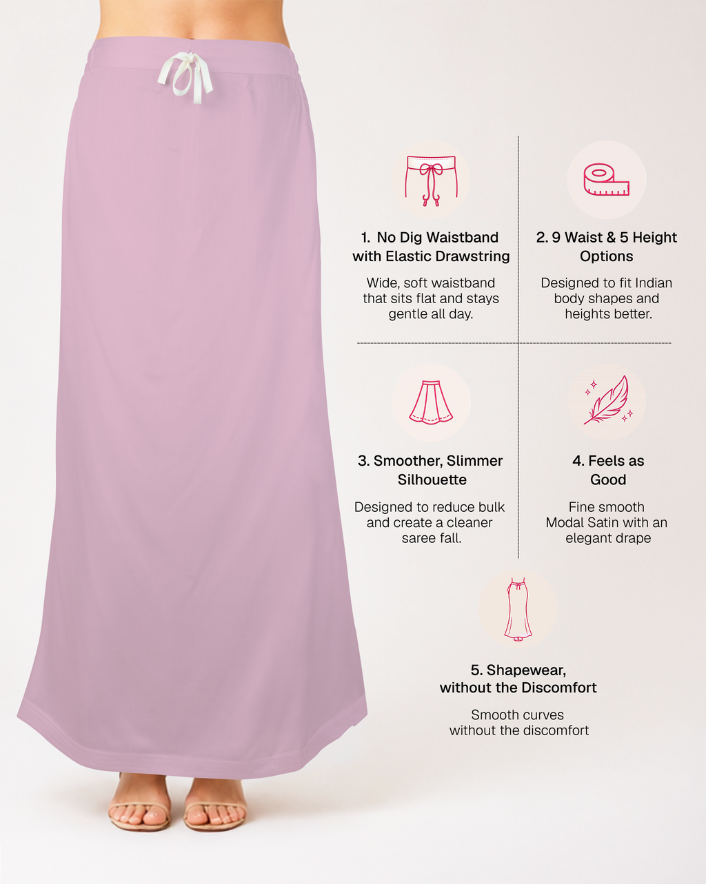Smooth Modal Satin Petticoat