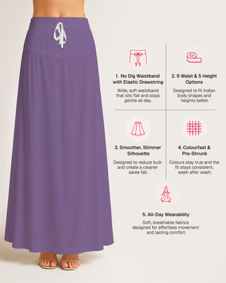 Fine Pure Cotton Satin Petticoat