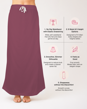 Smooth Modal Satin Petticoat