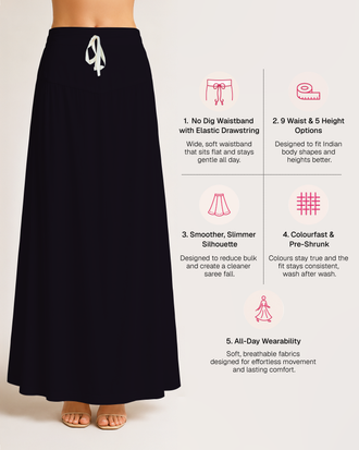 Fine Pure Cotton Satin Petticoat